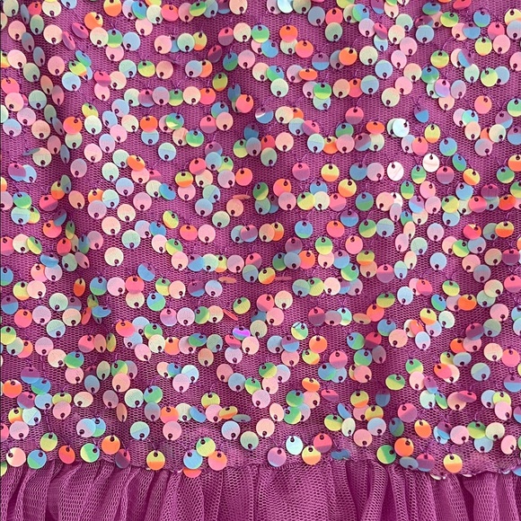 Cat & Jack Sequin Embellished Purple Dress - Picture 3 of 8